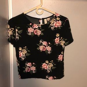 floral crop top